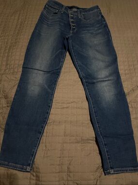 Lucky brand Women's Dark Blue Button-Fly Jeans